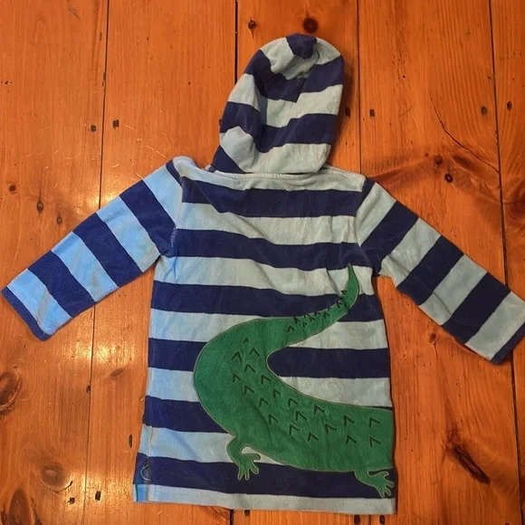 Mini Boden Towel material Swim Cover up with Alligator Appliqué Size 5-6